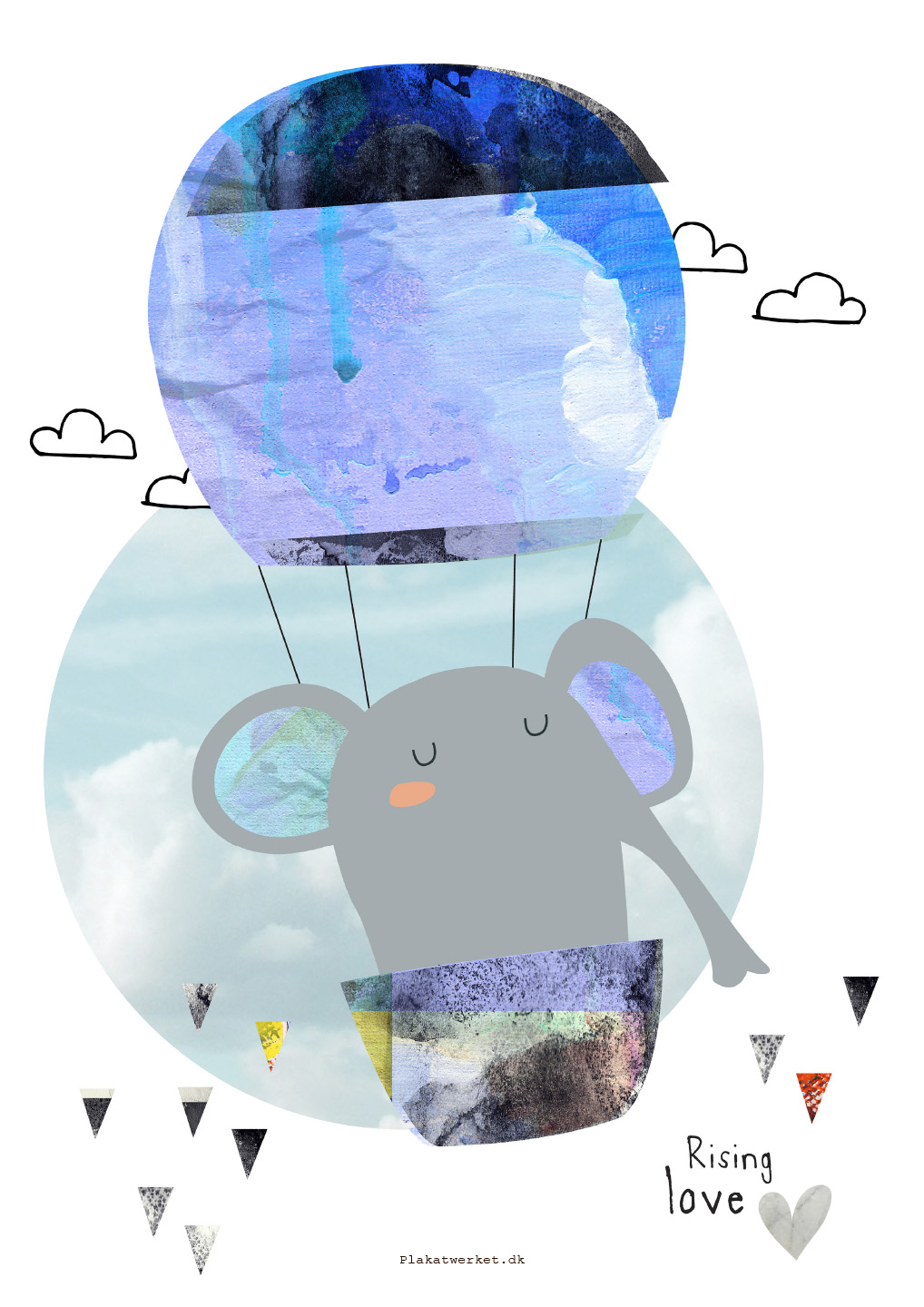 Køb Rising Love boy af Plakatwerket - Pris 189.00 kr.