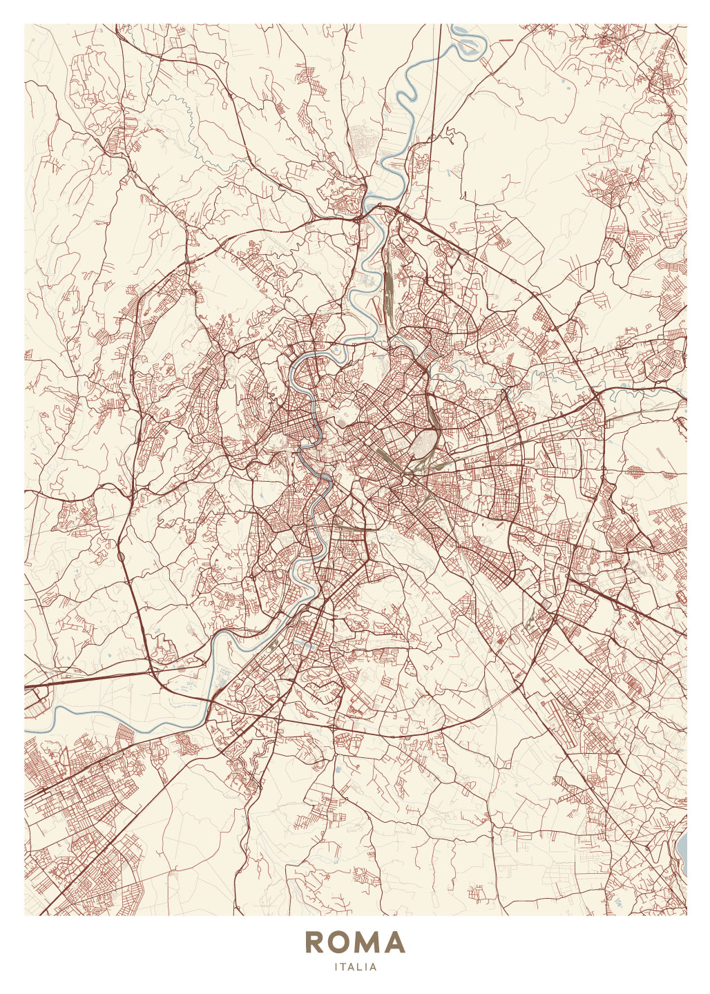 Køb Rom Kort af Illux - Pris 189.00 kr.