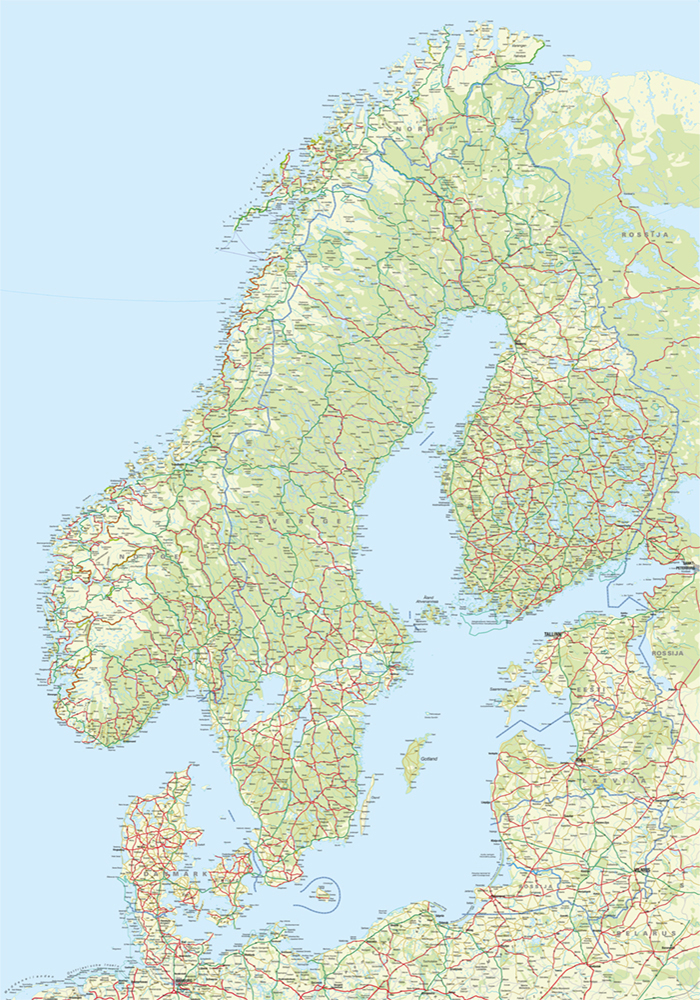 Image of Skandinavien af Illux