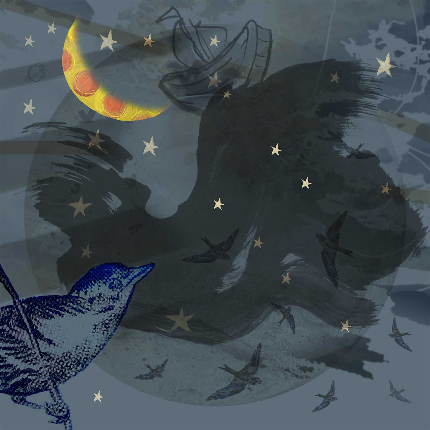 Køb Skib og måne af Anne Marie Johansen - Pris 250.00 kr. Køb Skib og måne af Anne Marie Johansen - Pris 250.00 kr.