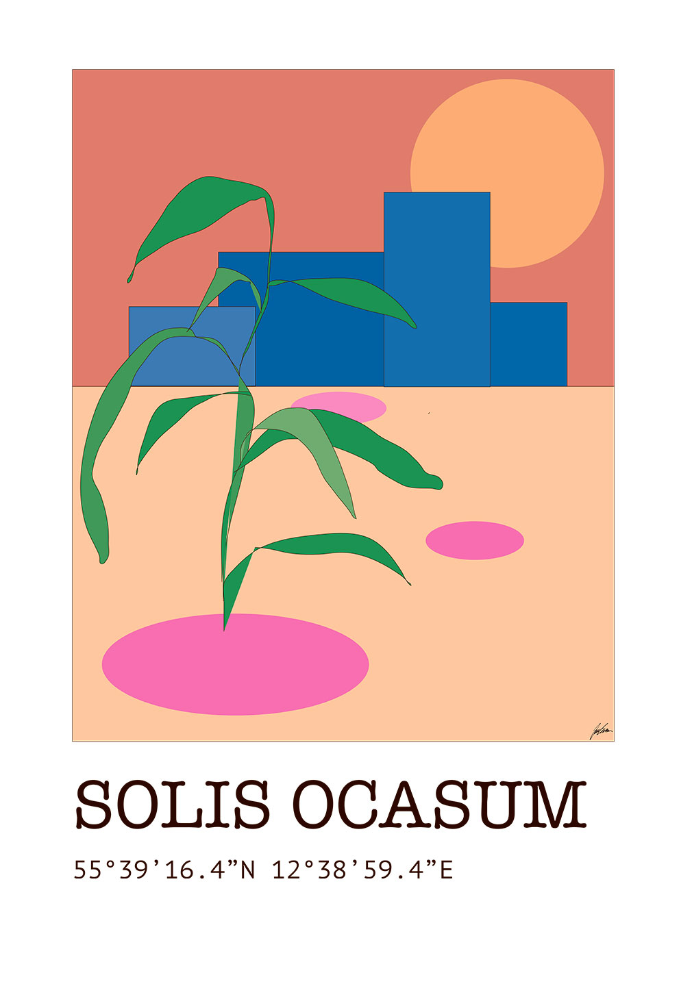 Solis Ocasum af Justesen Plakater