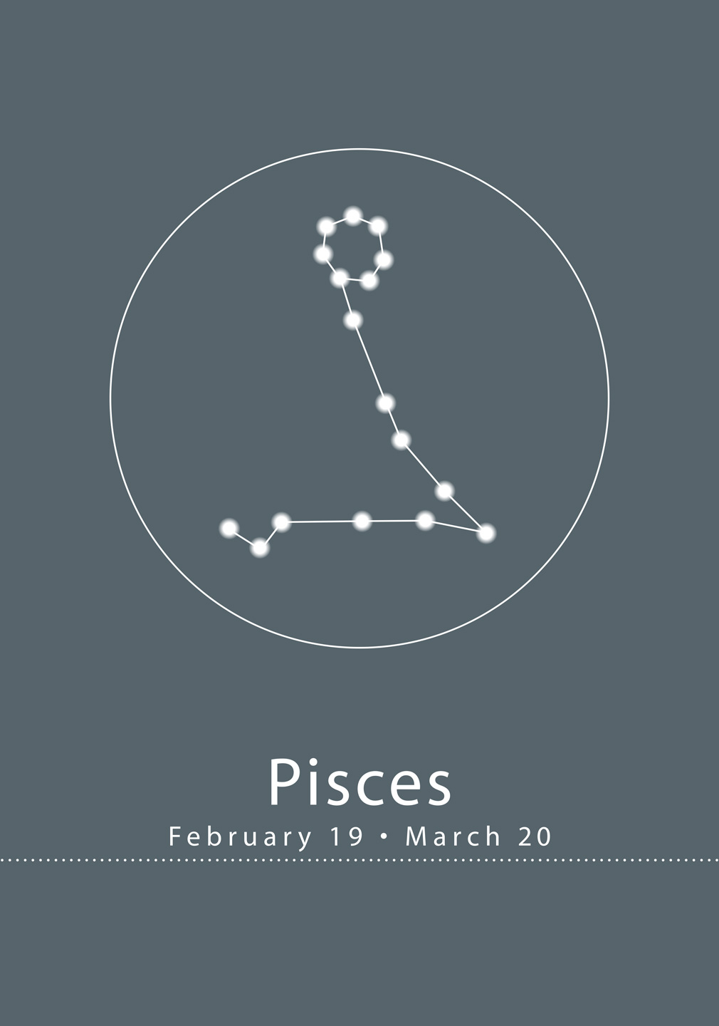 Billede af Stjernetegn - Pisces af Ten Valleys