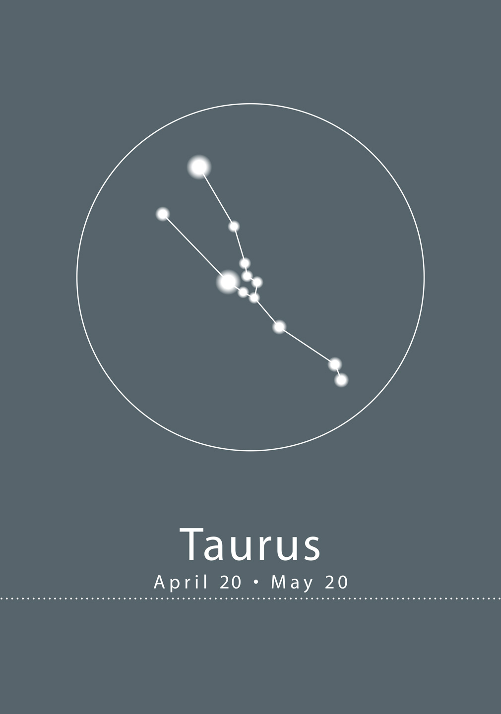 Billede af Stjernetegn - Taurus af Ten Valleys