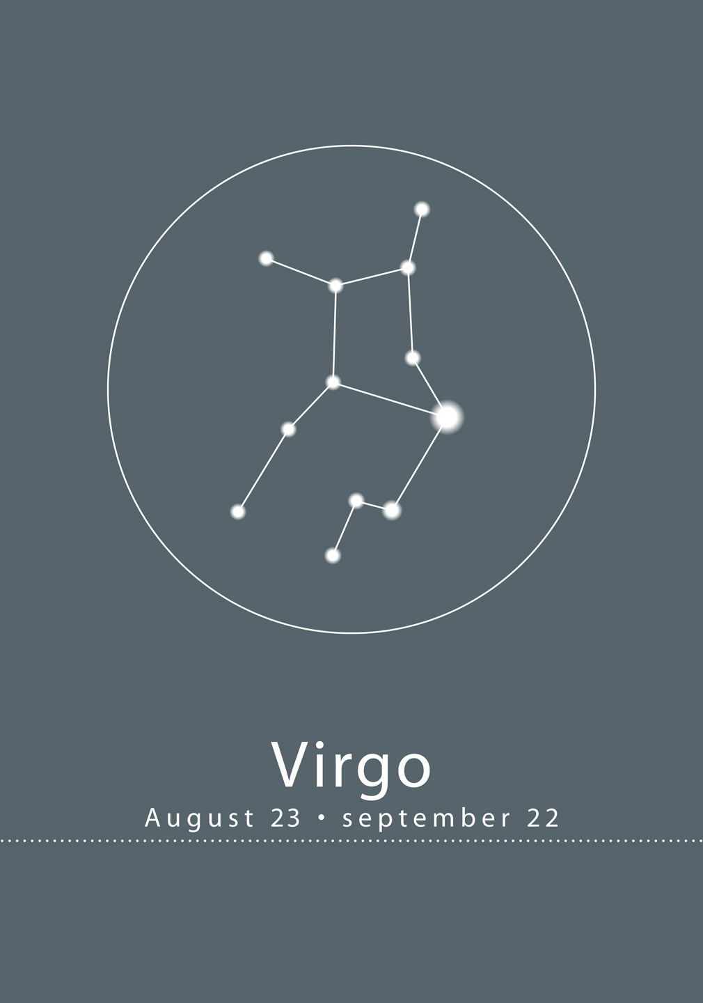 Billede af Stjernetegn - Virgo af Ten Valleys