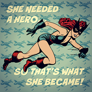 Image of Super Hero af Helt Sort