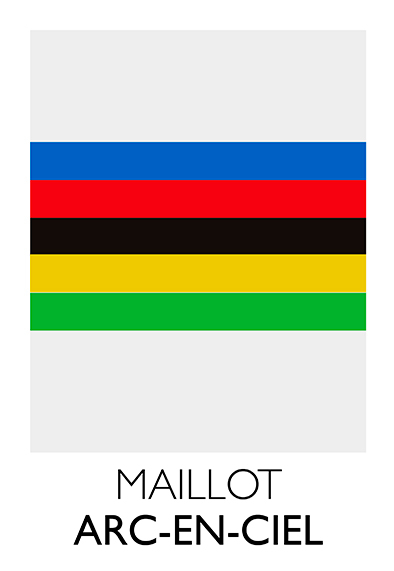 Se Maillot a Arc En Ciel 2023 af Plakatwerket hos Illux.dk