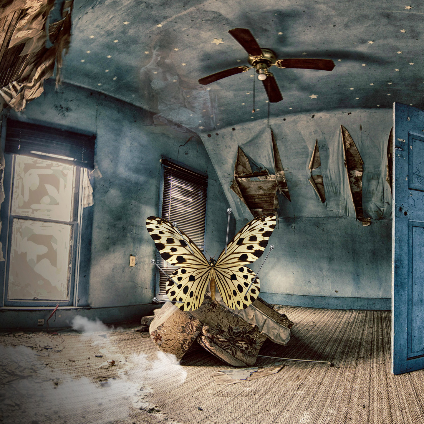 Billede af The Abandoned Room af Helt Sort