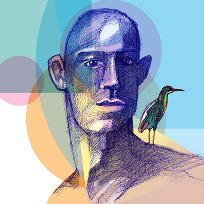 Image of The Bird Watcher af Nils Henrik Pedersen