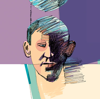 Image of The Man With The Sky In His Head af Nils Henrik Pedersen