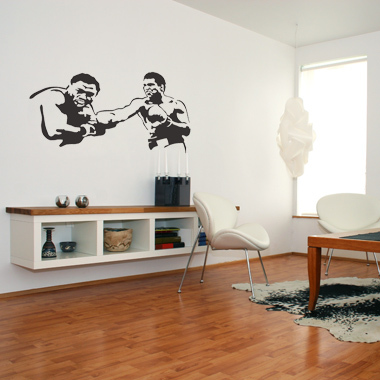 Billede af Ali wallsticker af Jesper Haun, 80x49 cm