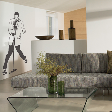 Billede af Elvis wallsticker af Jesper Haun, 50x83 cm